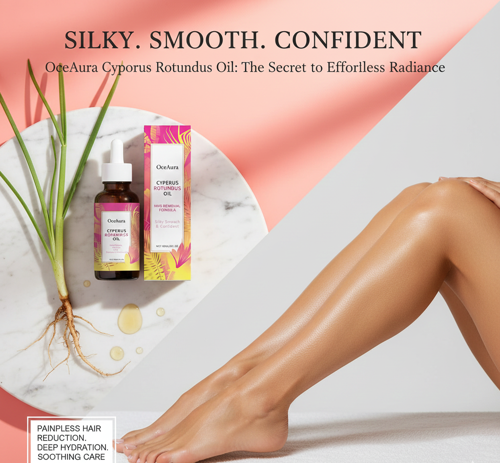 Cyperus Rotundus Oil for Hair Removal Soft Smooth Skin Care Deep Hydration anti Hair Growth Inhibition after Shave Oil