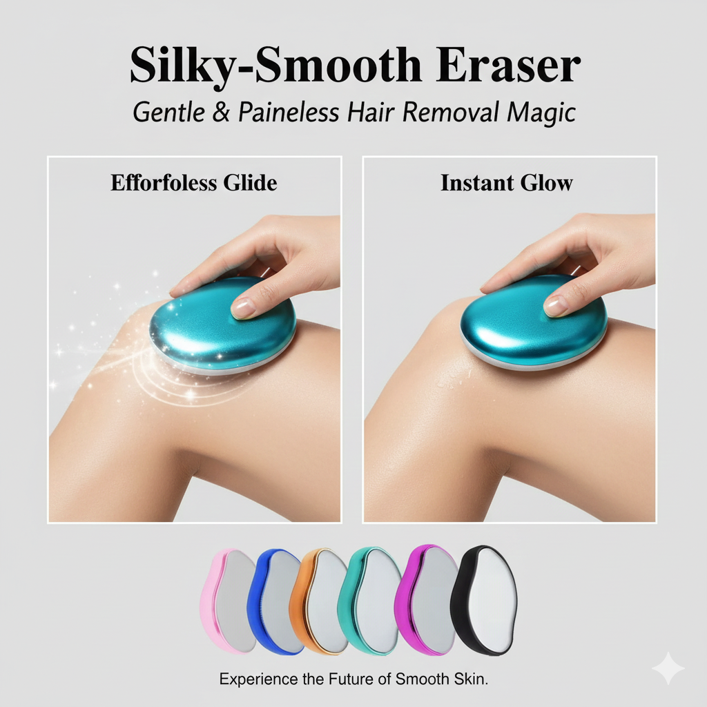 The Silky-Smooth Eraser: Gentle & Painless Hair Removal Magic Sponge