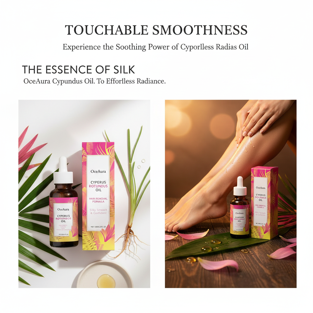 Cyperus Rotundus Oil for Hair Removal Soft Smooth Skin Care Deep Hydration anti Hair Growth Inhibition after Shave Oil